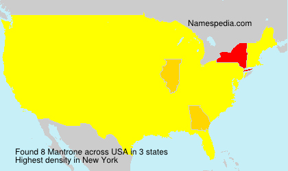 Surname Mantrone in USA Surname Mantrone in USA