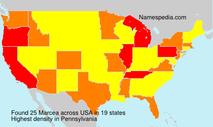 Surname Marcea in USA