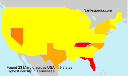 Surname Margio in USA