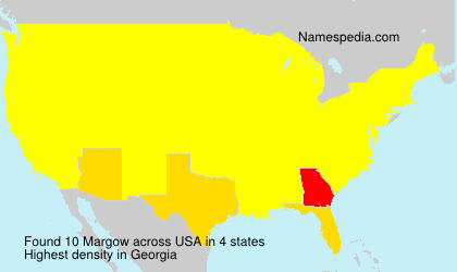 Surname Margow in USA