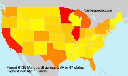 Surname Marquardt in USA
