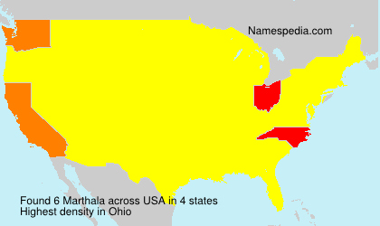 Surname Marthala in USA Surname Marthala in USA