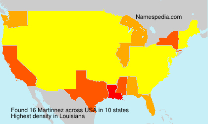 Surname Martinnez in USA Surname Martinnez in USA