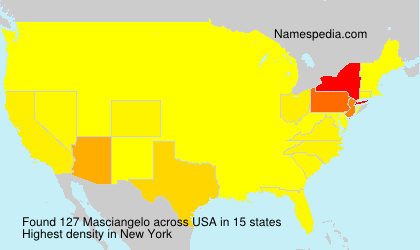 Surname Masciangelo in USA
