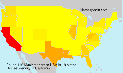 Surname Masinter in USA Surname Masinter in USA