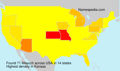 Surname Masuch in USA