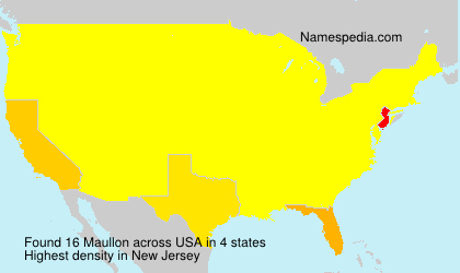 Surname Maullon in USA