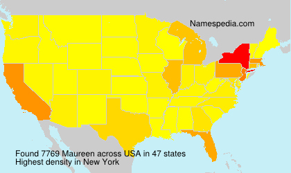 Surname Maureen in USA