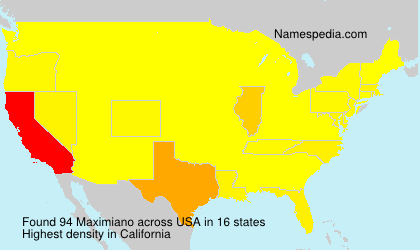 Surname Maximiano in USA