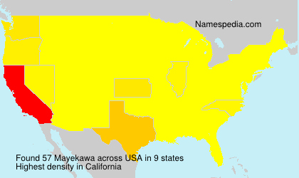 Surname Mayekawa in USA Surname Mayekawa in USA