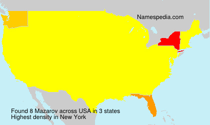 Surname Mazarov in USA Surname Mazarov in USA
