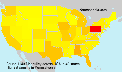 Surname Mccaulley in USA Surname Mccaulley in USA
