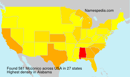 Surname Mcconico in USA