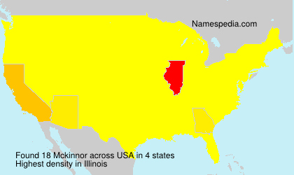Surname Mckinnor in USA