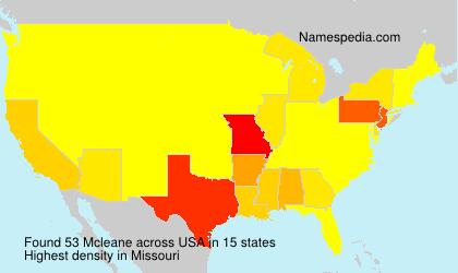 Surname Mcleane in USA Surname Mcleane in USA