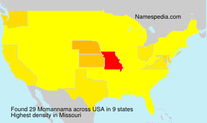Surname Mcmannama in USA Surname Mcmannama in USA