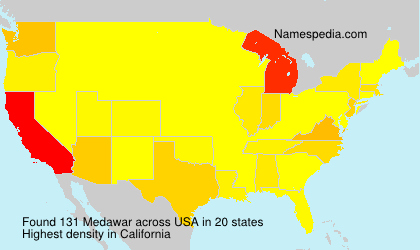 Surname Medawar in USA