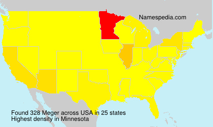 Surname Meger in USA