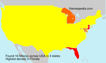 Surname Meizys in USA Surname Meizys in USA