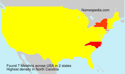 Surname Melahris in USA