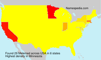 Surname Melemed in USA Surname Melemed in USA