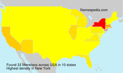 Surname Menelaos in USA