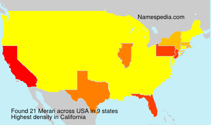 Merari - Names Encyclopedia