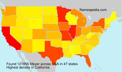 Surname Meyer in USA
