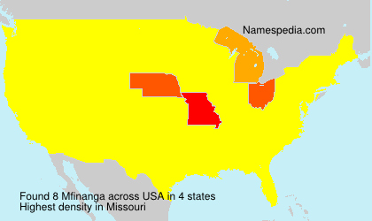 Surname Mfinanga in USA