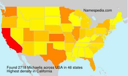 Surname Michaelis in USA
