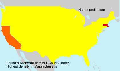 Surname Micherda in USA