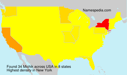 Surname Michik in USA Surname Michik in USA