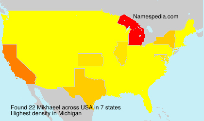 Surname Mikhaeel in USA