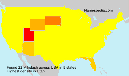Surname Mikolash in USA Surname Mikolash in USA