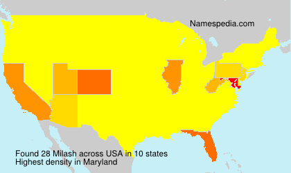 Surname Milash in USA