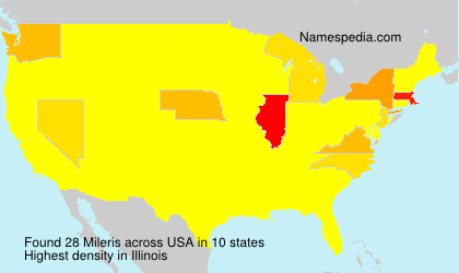 Surname Mileris in USA Surname Mileris in USA