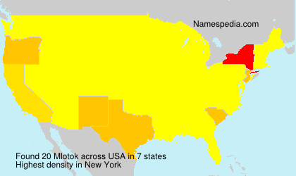 Surname Mlotok in USA