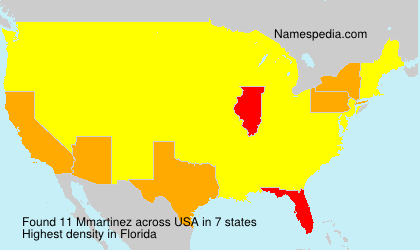 Surname Mmartinez in USA