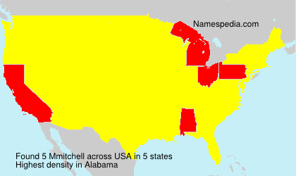 Surname Mmitchell in USA
