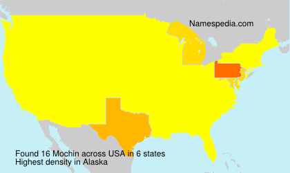 Surname Mochin in USA