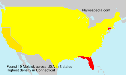 Surname Molsick in USA Surname Molsick in USA