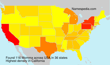 Surname Momma in USA Surname Momma in USA