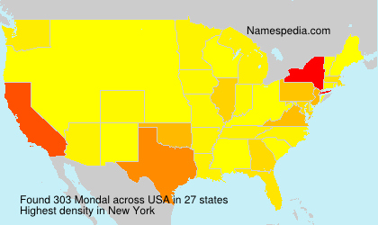 Surname Mondal in USA