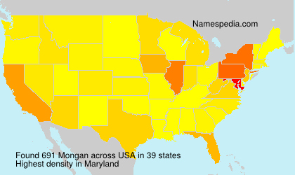 Surname Mongan in USA