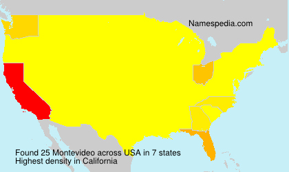 Surname Montevideo in USA Surname Montevideo in USA