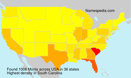 Surname Monts in USA Surname Monts in USA