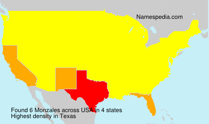 Surname Monzales in USA Surname Monzales in USA
