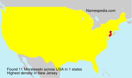 Surname Moralewski in USA