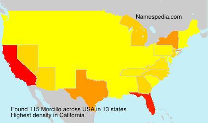 Surname Morcillo in USA