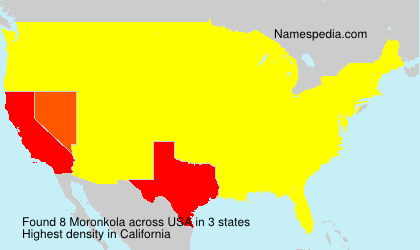 Surname Moronkola in USA Surname Moronkola in USA